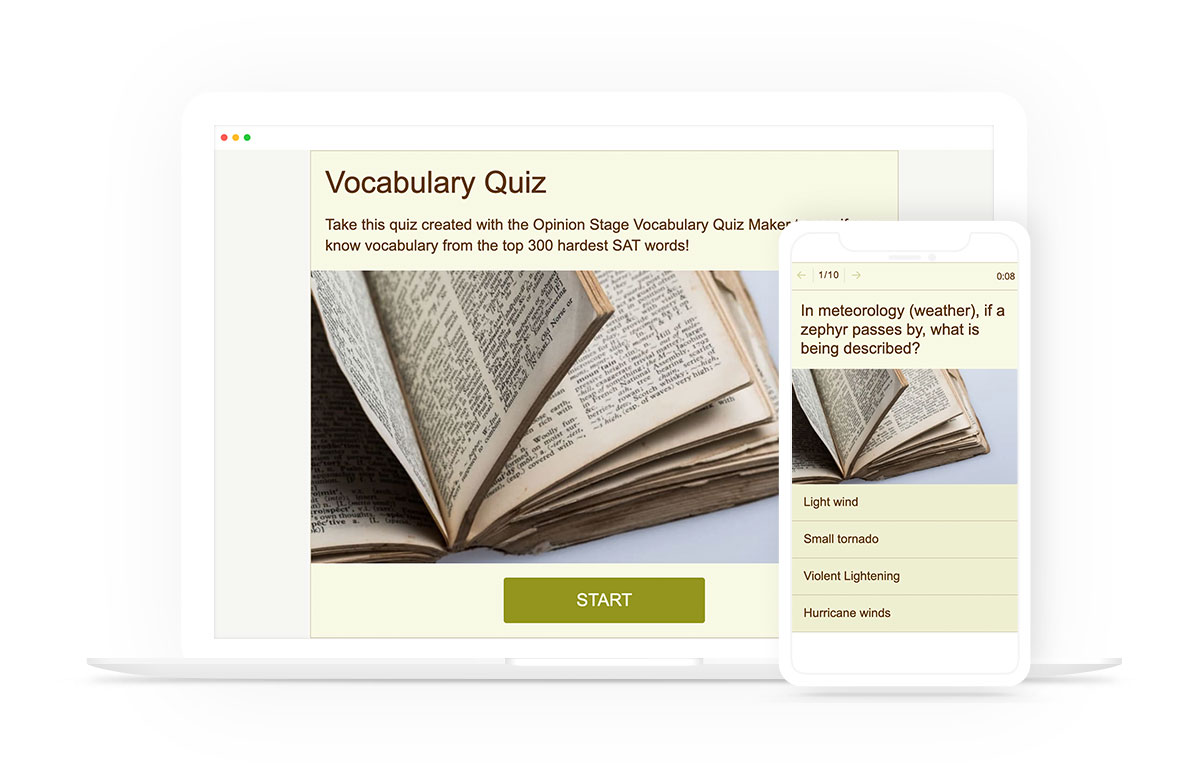 Vocabulary Quiz Maker Create A Free Vocabulary Quiz