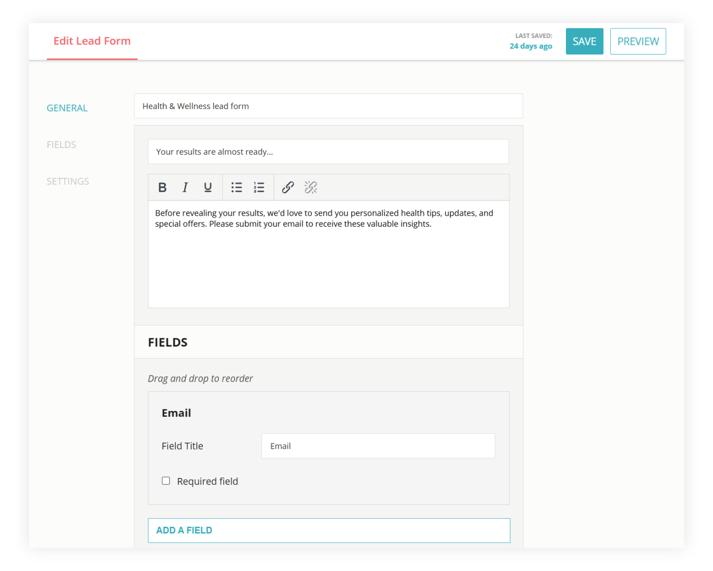 Adding lead forms to your quizzes is easy with Opinion Stage.